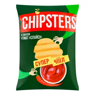 Чипси Chipsters 95г Томат Спайсі