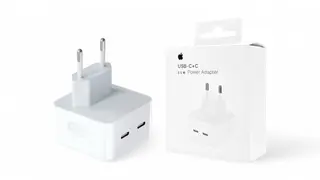 35W Power Adapter USB-C+C დამტენი ადაპტერი