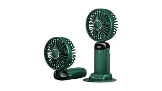 LED Digital Display Fan N15 Green