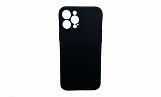 iPhone 13 Pro Max Thin Silicone Case - Black
