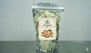 კარტოფილისა და სოკოს პელმენები 500 გ