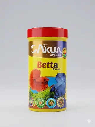 artakua betta 100ml თევზის კვება