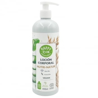 Crema Corporal Nutri-Natur Aloe Ecológico Happy Bio 450 Ml.