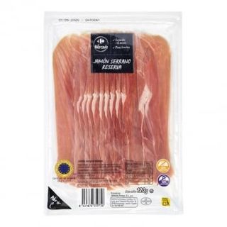 Jamón Sserrano Reserva En Finas Lonchas El Mercado Sin Gluten Y Sin Lactosa 120 G