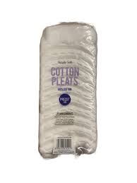 Bluedot White Cotton Pleats, 100G