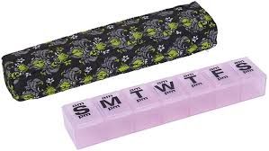 Apex 7-Day Medium Pill Organizer, Pink