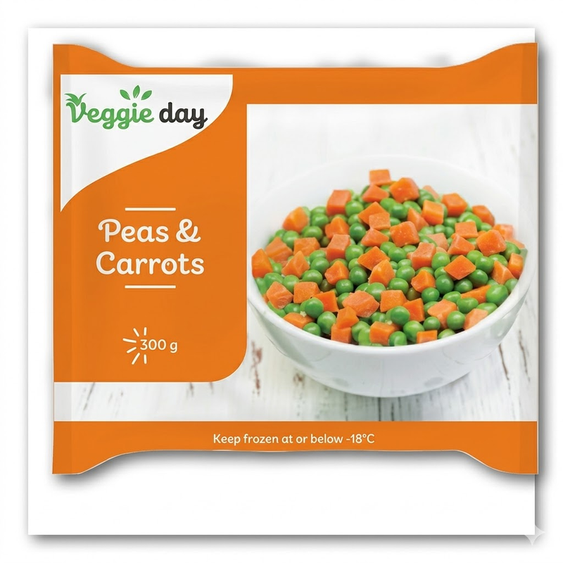 Veggie Day Peas & Carrots, 400G
