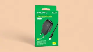 Borofone BA49A Lightning USB კაბელი და ადაპტერი