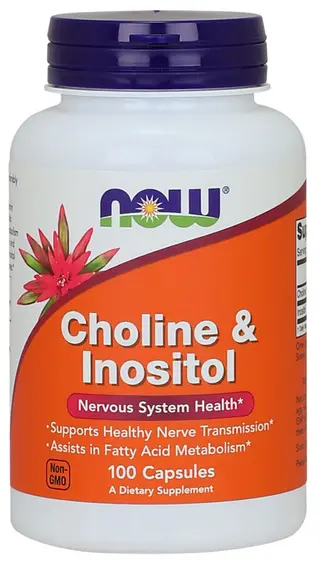 NOW FOODS Capsules de Choline et Inositol, 100 Compte