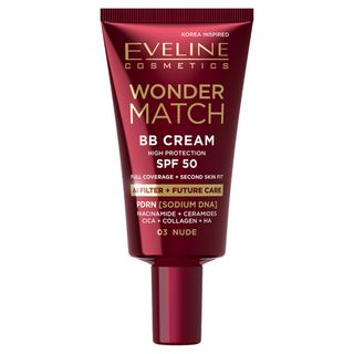 Eveline Wonder Match Krem BB SPF50 03 Nude
