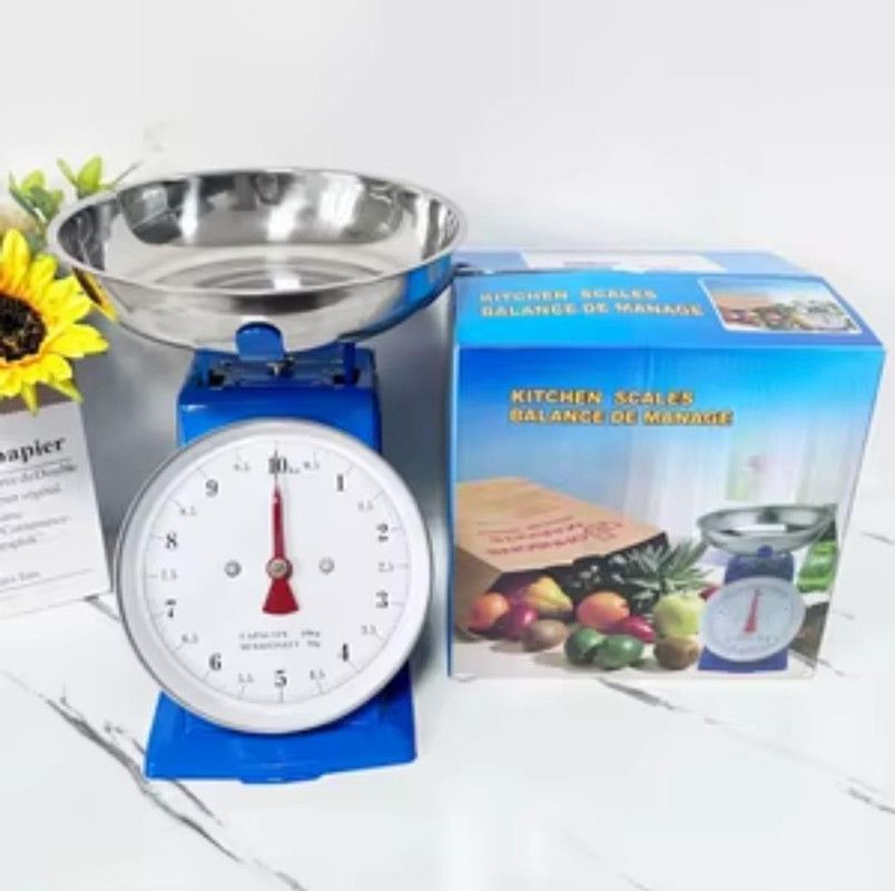 Blue Hygienic Kitchen Measuring Scale