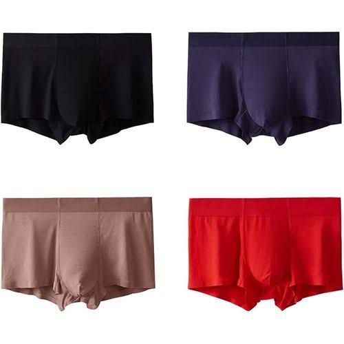 Condom Boxers 6-Pack, Black/Navy/Brown/Red