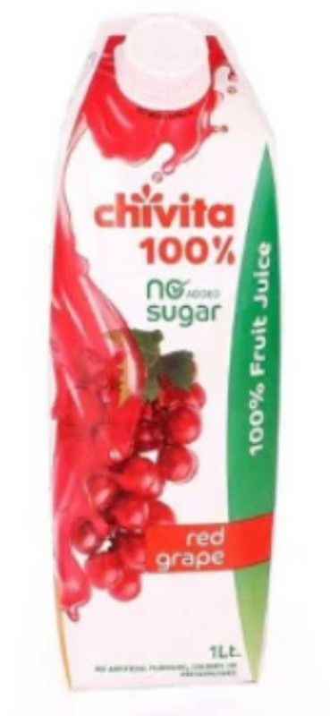 Chivita No-Sugar Red Grape Juice, 1L