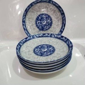 Blue Unbreakable Plates, 3-Pack