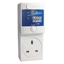 White Fridge Guard Against Electric Surge