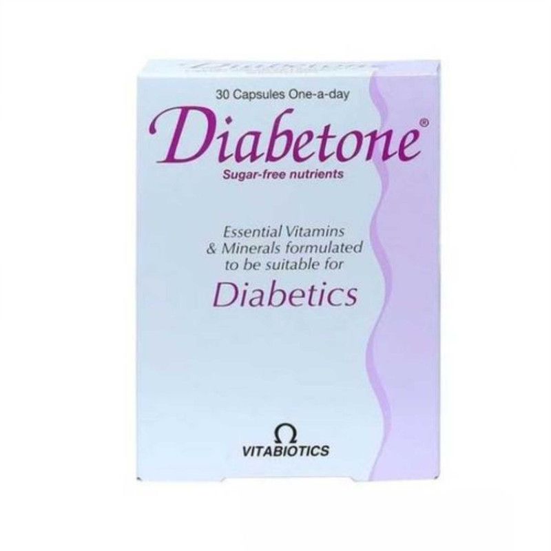 Vitabiotics Diabetone Sugar-Free Capsules, 30 Count