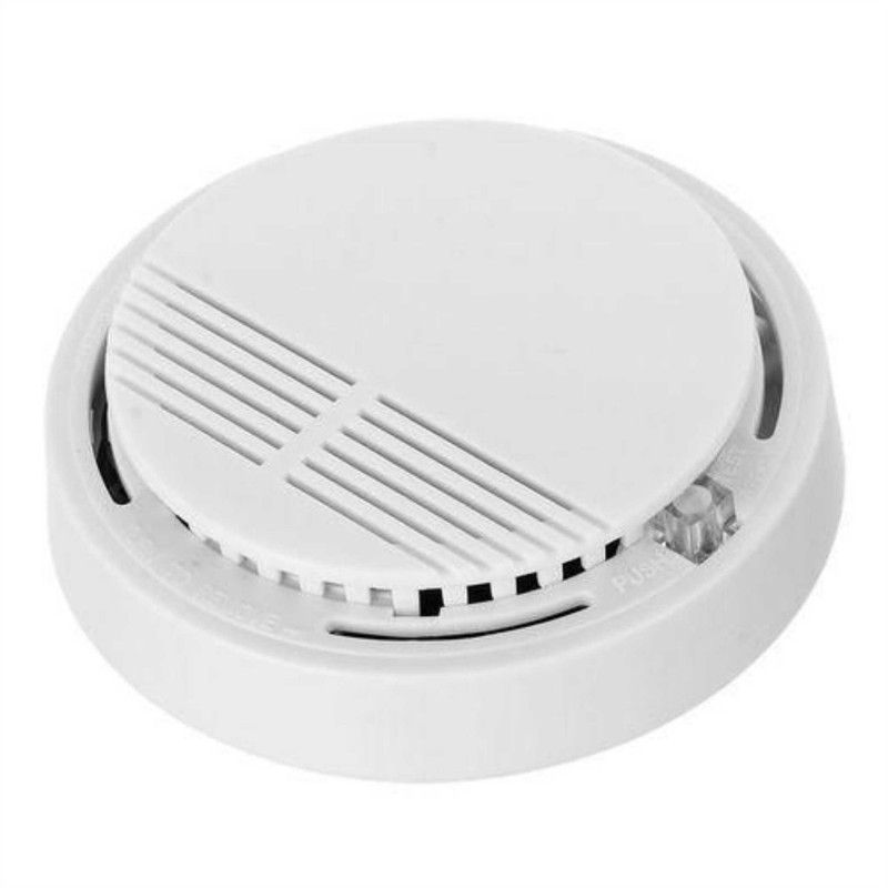 White Fire & Smoke Alarm Detector Sensor