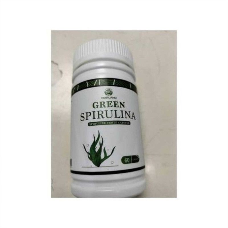 Norland Green Spirulina Capsules, 60 Count