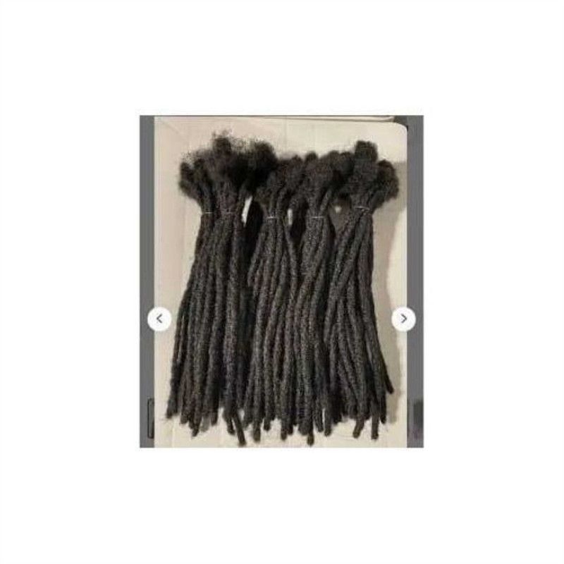 Black Bone-Straight Dreadlocks 4In, 100 Pack