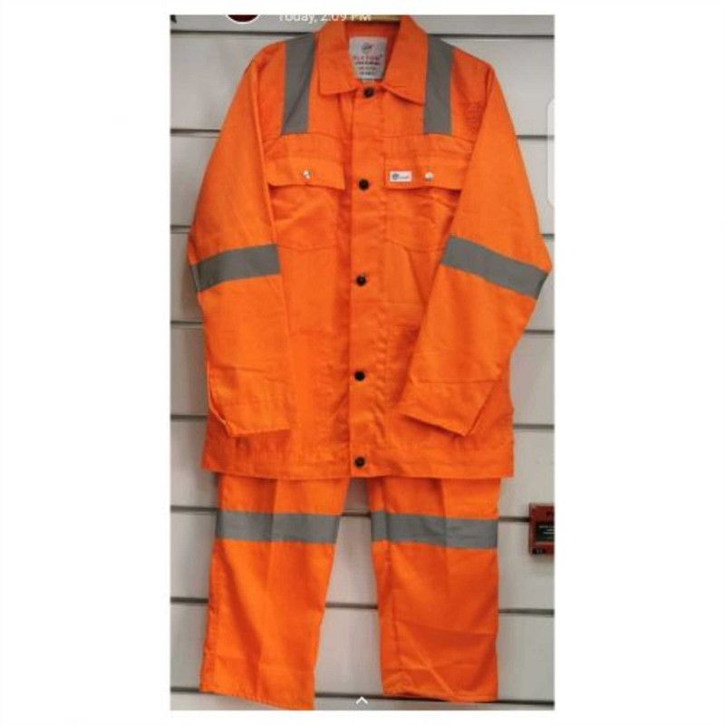 Flyton Orange Work Safety Coverall