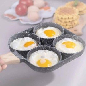4 Hole Frying Pan