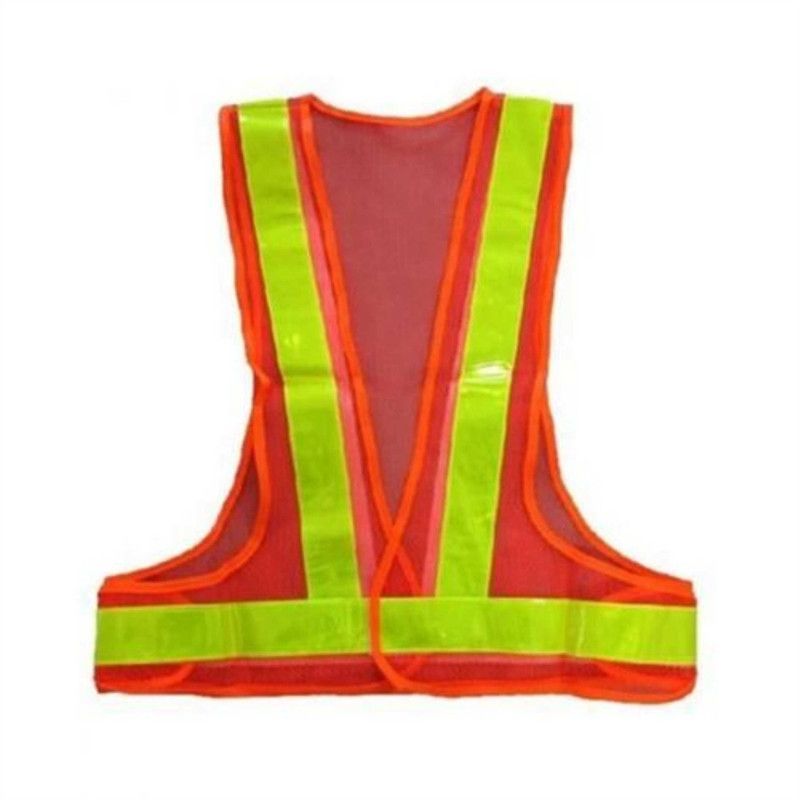 Orange Reflective Mesh Jacket