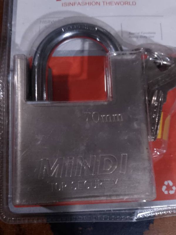 Mindi Top Security Padlock, 70Mm