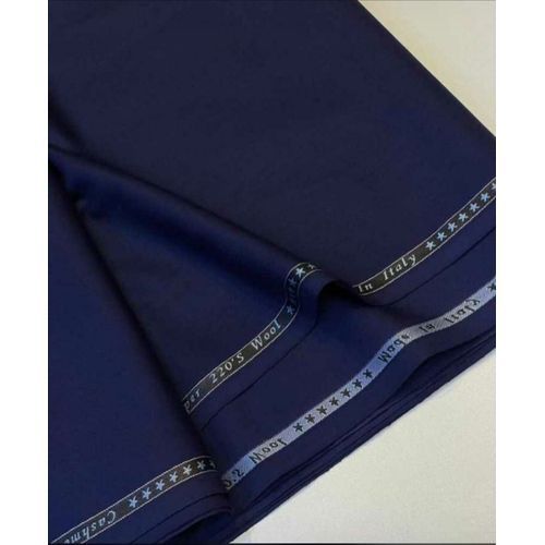 Quality Italian 7Star Cashmere Wool Fabric, Navy