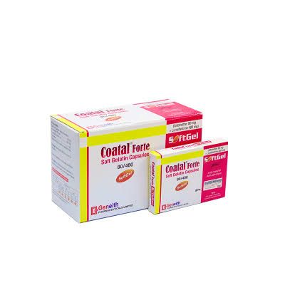 Genetih Coatal Forte Soft Gelatin Capsules, 80 Count