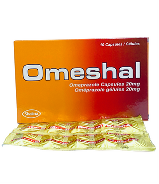 Shalina OMESHAL Capsules 20mg, 10 Count