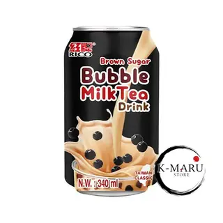 Bubble Milk Tea Drink Brown Sugar 340ml – Rico