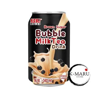 Bubble Milk Tea Drink Brown Sugar 340ml – Rico