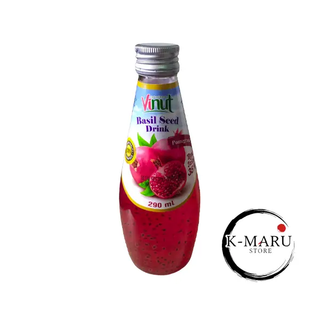 Pomegranate Drink with Basil Seeds 290ml – Vinut