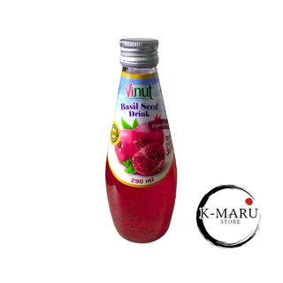 Pomegranate Drink with Basil Seeds 290ml – Vinut