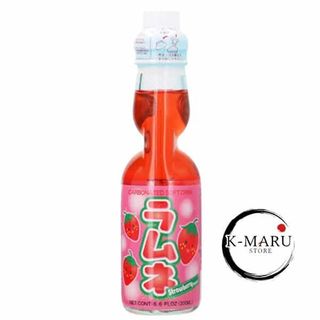Hatakosen Ramune Strawberry 200ml