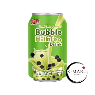 Bubble Milk Tea Drink Matcha 340ml – Rico