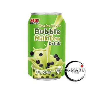 Bubble Milk Tea Drink Matcha 340ml – Rico