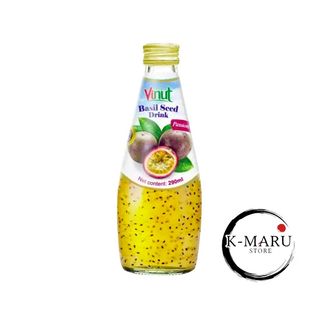 Passion Fruit Drink with Basil Seeds 290ml – Vinut