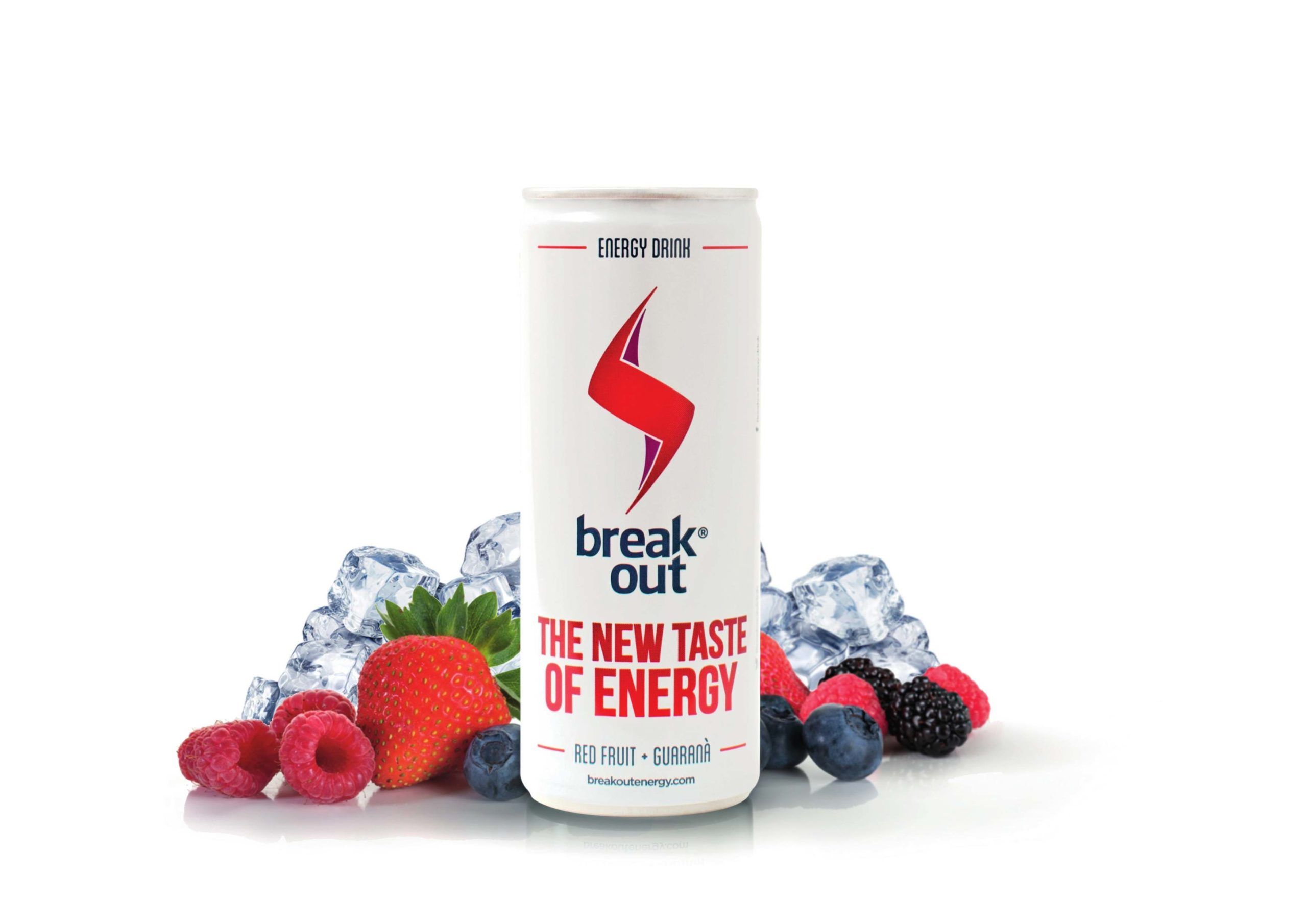 Breakout Red Fruit + Guarana Energy Drink 250Ml