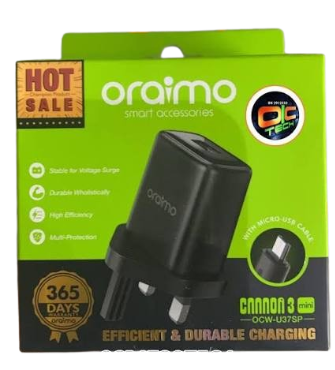 Oraimo Smart Accessories Charger OCW-U37S+M53