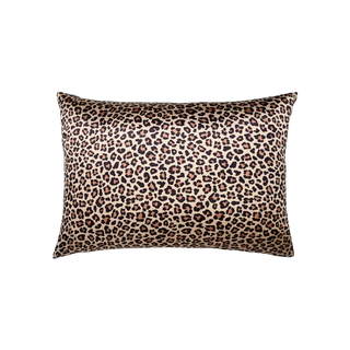 Bold Leopard Print Pillowcase (Tan & Black)