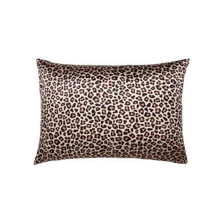 Bold Leopard Print Pillowcase (Tan & Black)