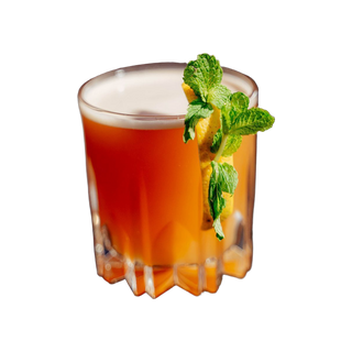 The Manhattan is a classic cocktail made with whiskey, sweet vermouth, and bitters. It is typically garnished with a cherry or a twist of lemon. The drink is known for its smooth, rich flavor and is a popular choice in bars and restaurants.