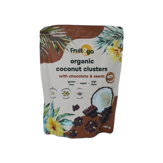 FRUIT2GO Clustere de cocos+ciocolata+sem 140 g