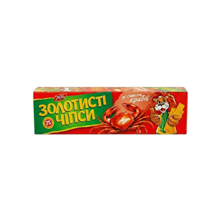 Чипси картопляні зі смаком Крабів