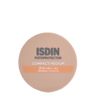 Fotoprotector Compact SPF 50+ Protector solar con color 10 gr - Isdin - Medium