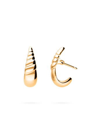 Pendientes Bohio Bañados En Oro