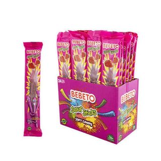 Bebeto Sour Sticks Strawberry 30G