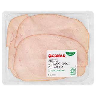 CONAD Percorso Qualità Petto di Tacchino Arrosto 120 g