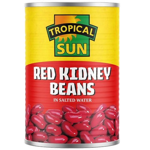 Tropical Sun Red Kidney Beans In Salted Water, 400G
